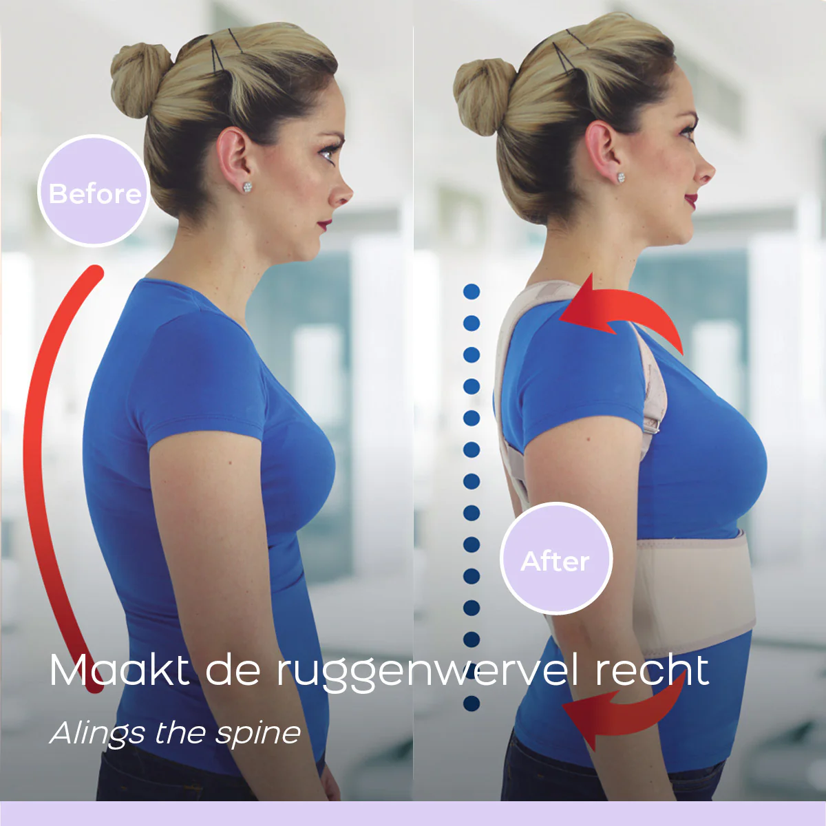 Orange Care Rückenbandage Perfect Posture Pro - Größe XL - Image 3
