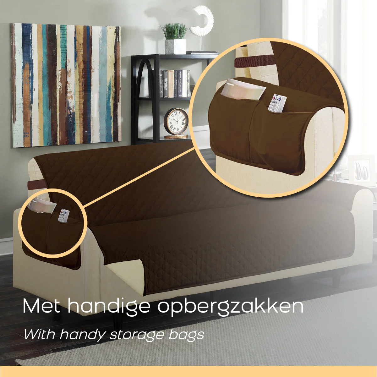 Orange Donkey Couch Abdeckung 3-Sitzer Sofa Abdeckung - 279x177CM - Image 5