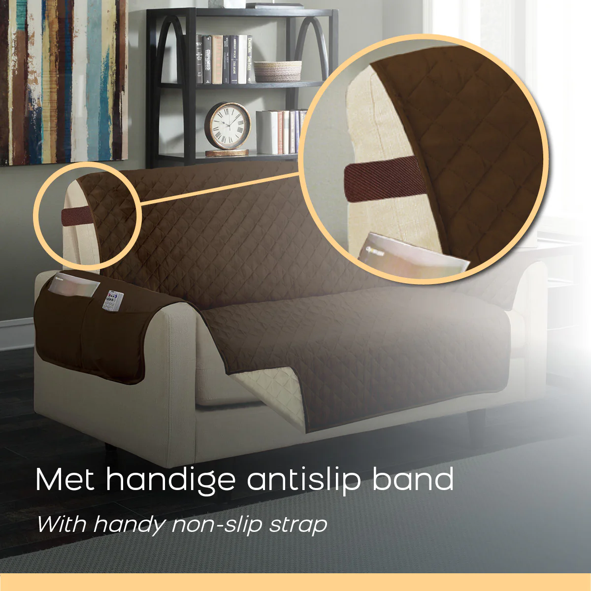 Orange Donkey Couch Abdeckung Liebessitz Sofa Abdeckung - 223x177CM - Image 4