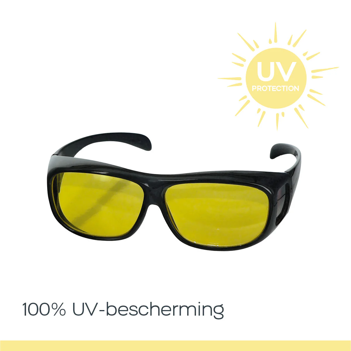 Orange Donkey Sonnenbrille HD-Brille Fitover gelb - Image 5