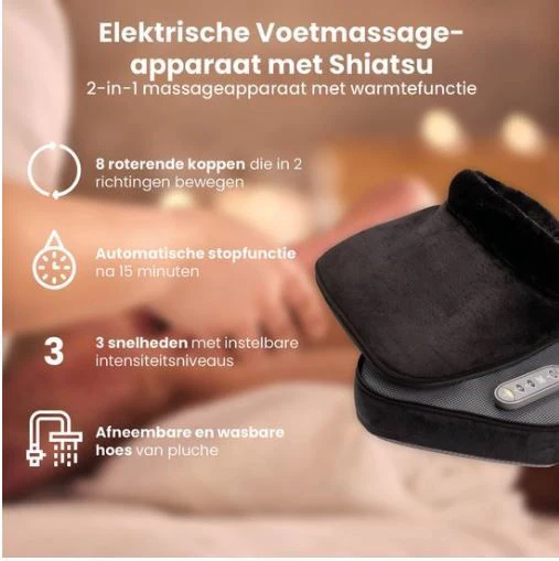 Orange Planet Fussmassagegerät QLT 2-in-1 Shiatsu - Image 4