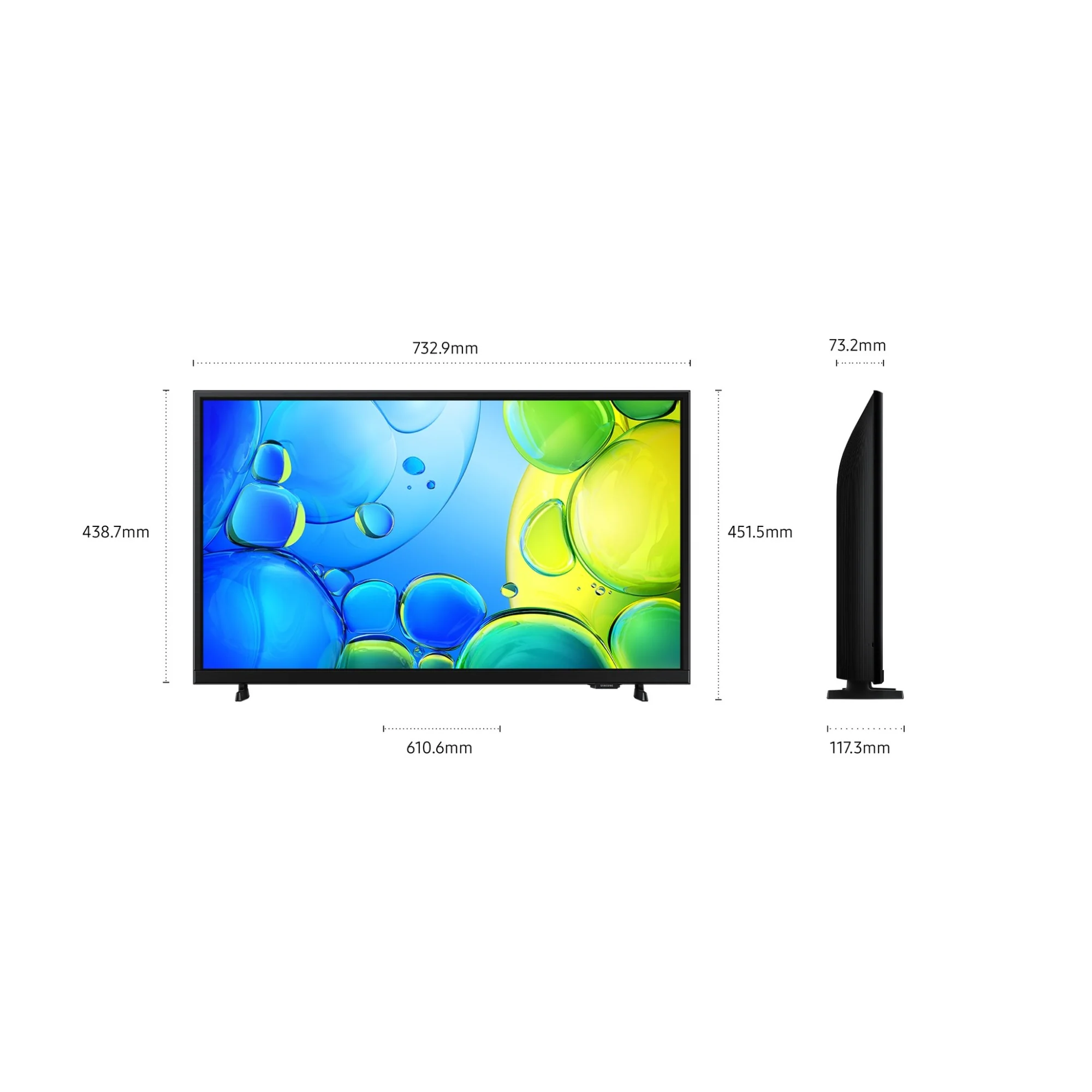 SAMSUNG TV 32" Full HD, Smart TV, UE32F6002FKXX - Image 3