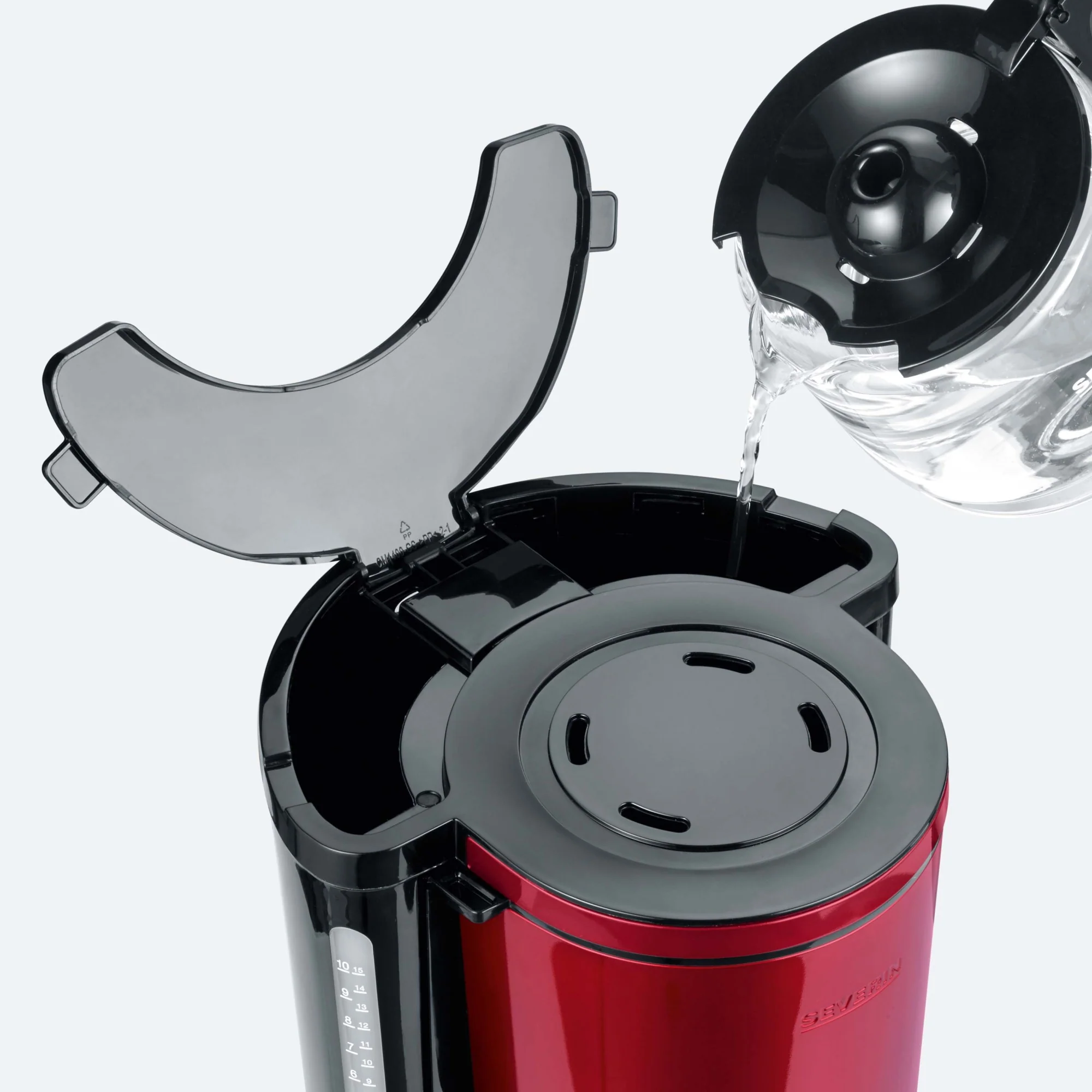 Severin Filterkaffeemaschine KA4817 rot - Image 3