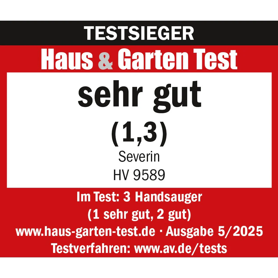 Severin Handstaubsauger HV9589 S`Power, Testurteil - sehr gut - Image 11