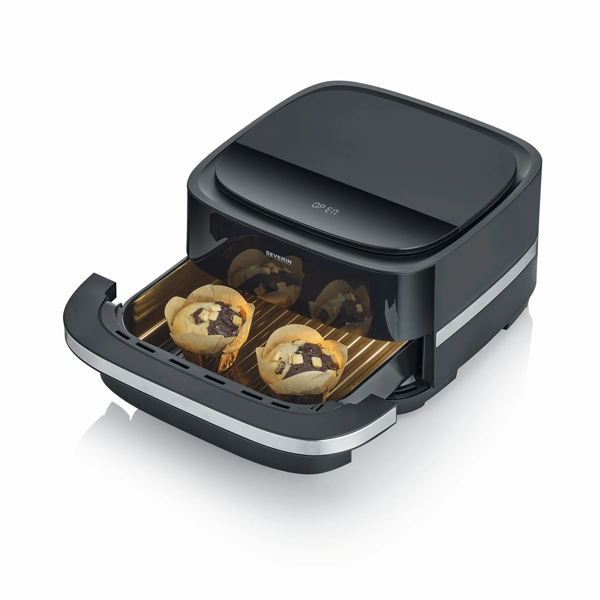 Severin Heissluftfritteuse Fry&Pizza&more mit 4 Liter - Image 4