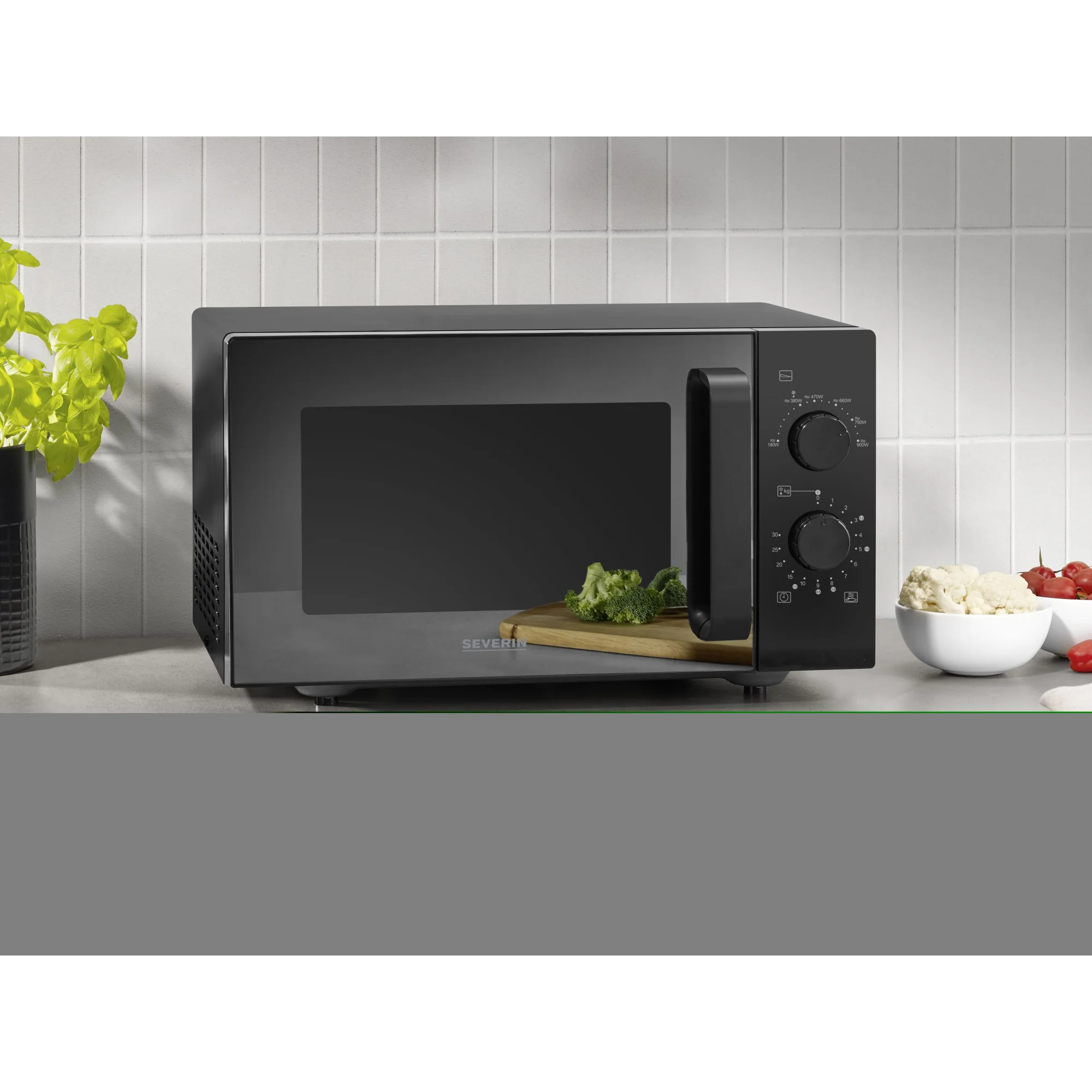 Severin Mikrowelle mit Glasboden, 20 L, MW7782 - Image 6