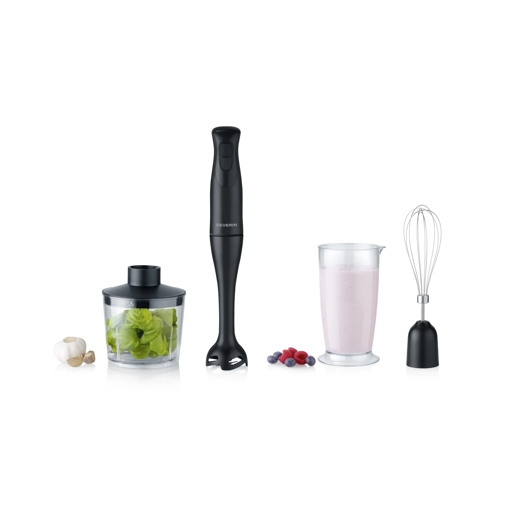 Severin Stabmixer Set mit Becher und Schwingbesen SM3762