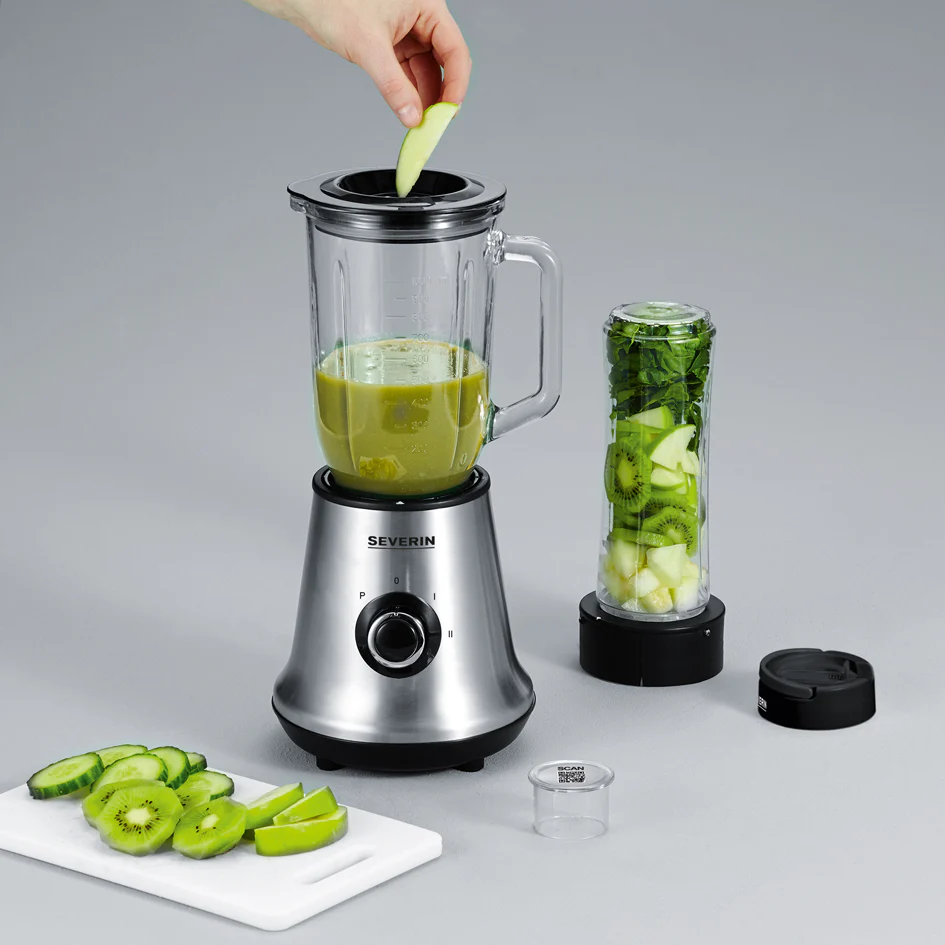 Severin Standmixer SM3737 Mix & Go schwarz/edelstahl - Image 5