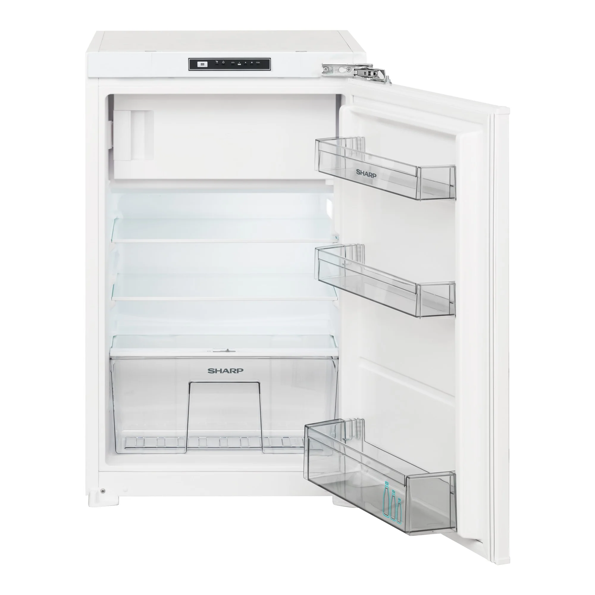 Sharp Einbaukühlschrank SJ-LD110E0XD/CH-Norm, 88er-Nische, Festtür