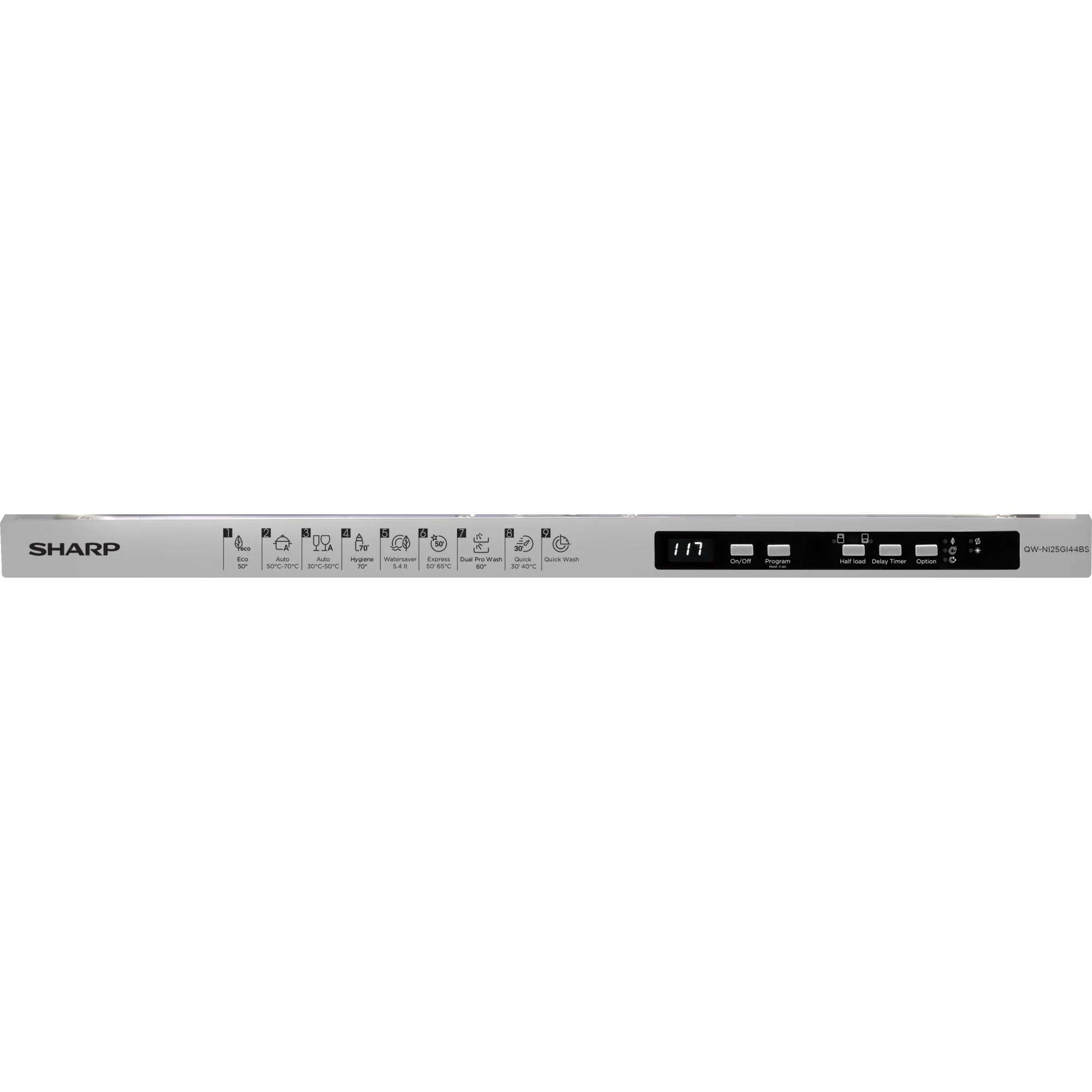 Sharp Geschirrspüler Einbau vollint. QW-NI25GI44BS-CH 60cm - Image 3