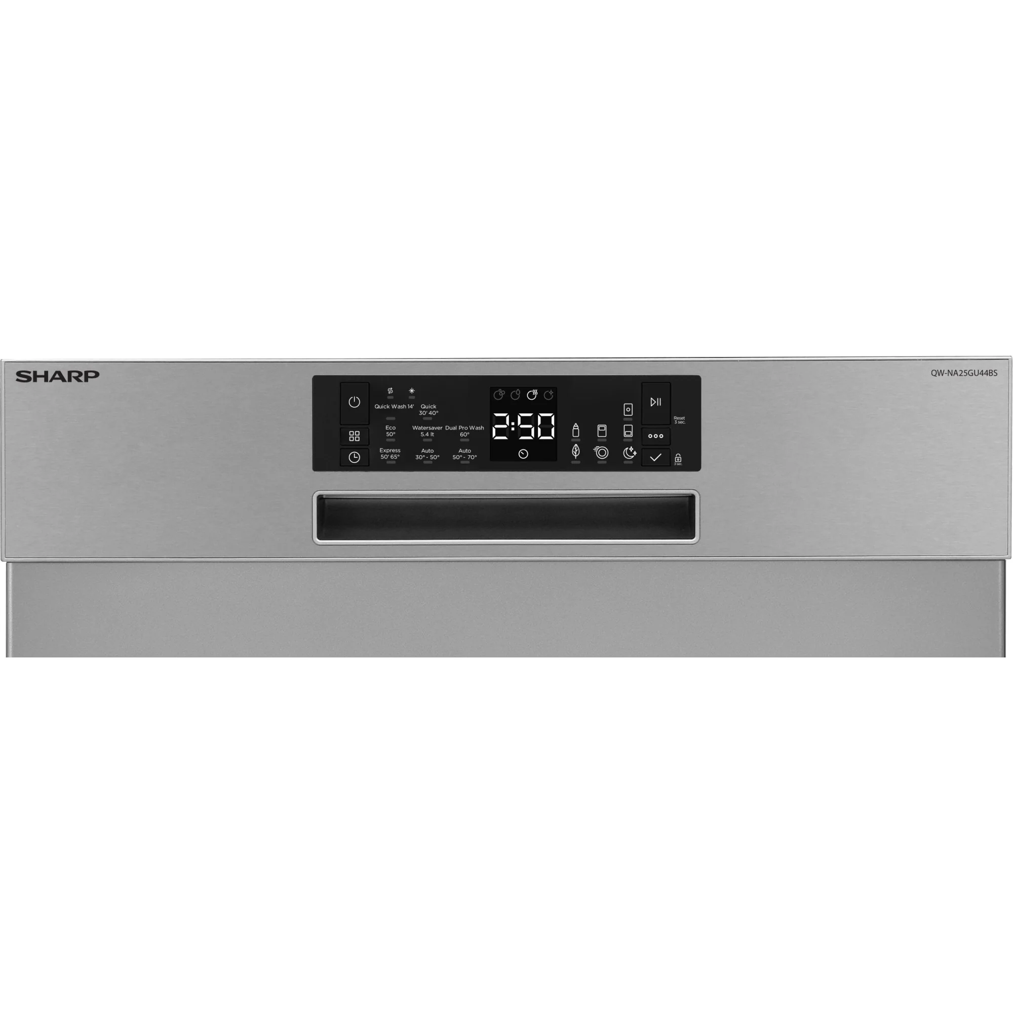 Sharp Geschirrspüler Unterbau teilint. QW-NA25GU44BS-CH, 60cm, B-Klasse - Image 3