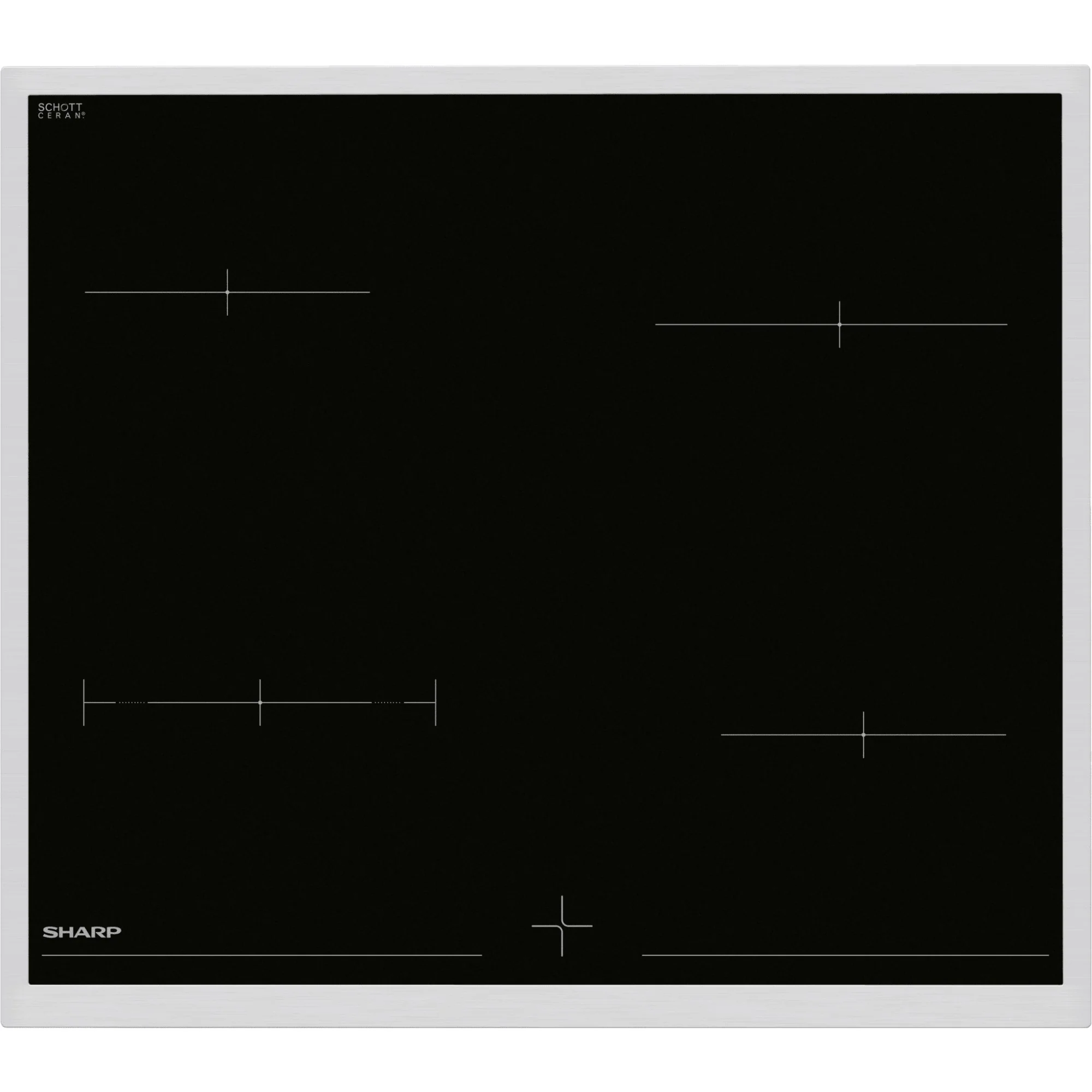 Sharp Kochherd Set Backofen und Cerankochfeld, Einbau, K-62D19IM0-EU - Image 3
