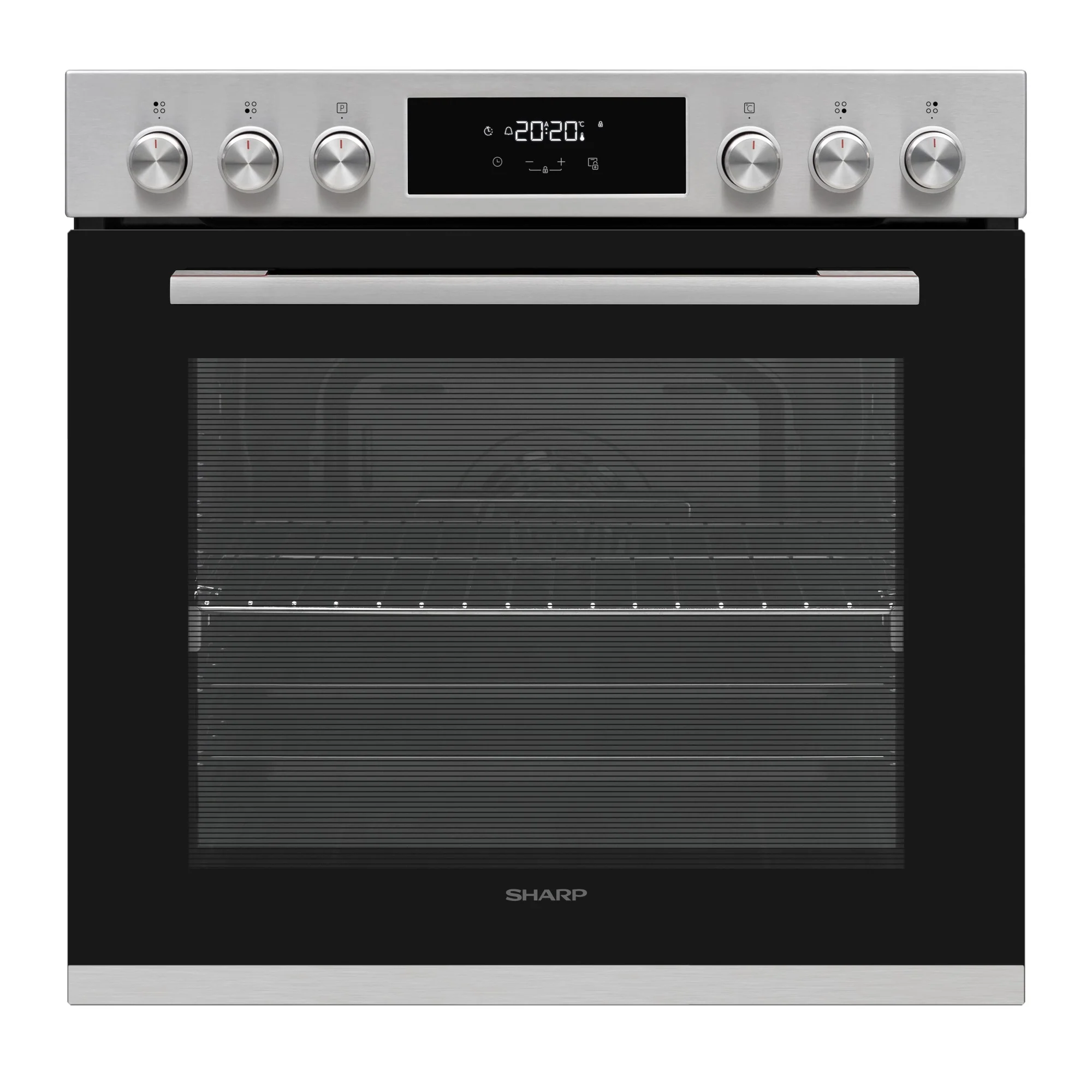 Sharp Kochherd Set Backofen und Vitrokeramikkochfeld, Einbau, K-72P19INH-EU Poly-Set - Image 2