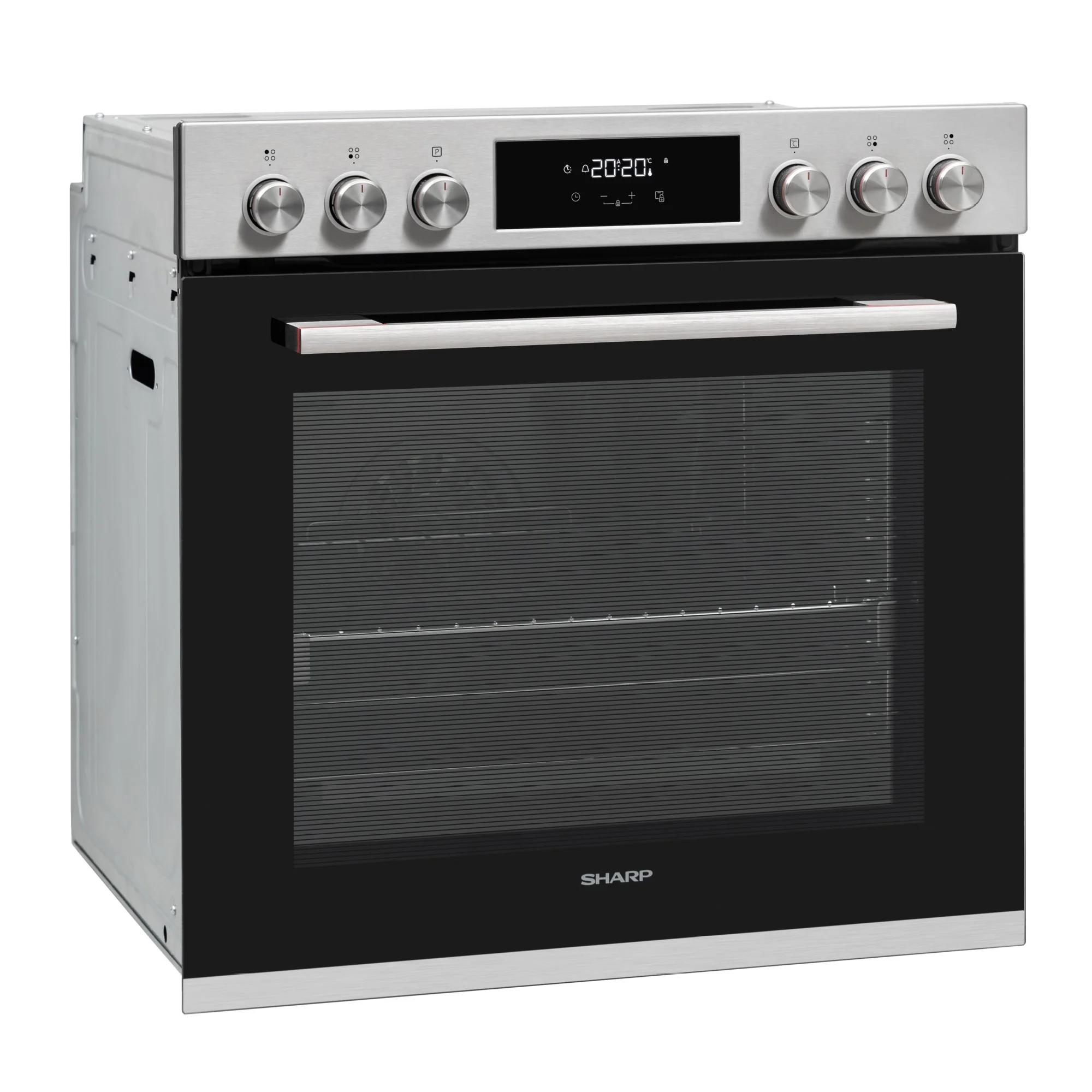 Sharp Kochherd Set Backofen und Vitrokeramikkochfeld, Einbau, K-72P19INH-EU Poly-Set - Image 4