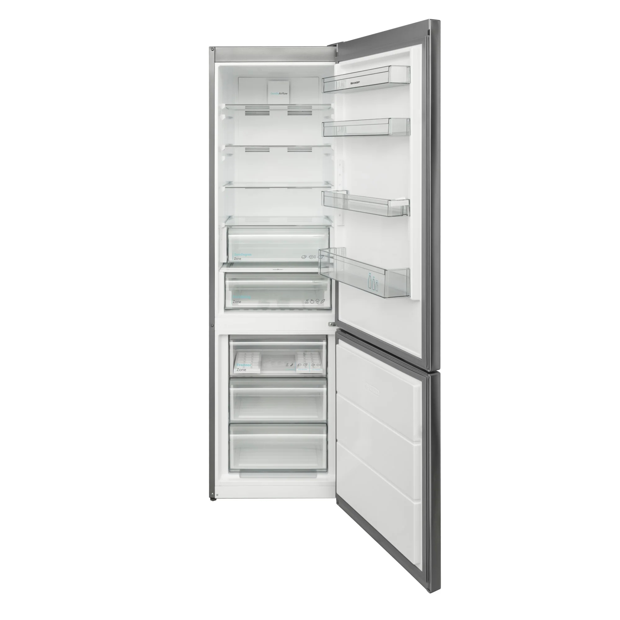 Sharp Kühl- / Gefrierkombination SJ-NBA20IEXID-EU, 366 Liter, NoFrost - Image 2
