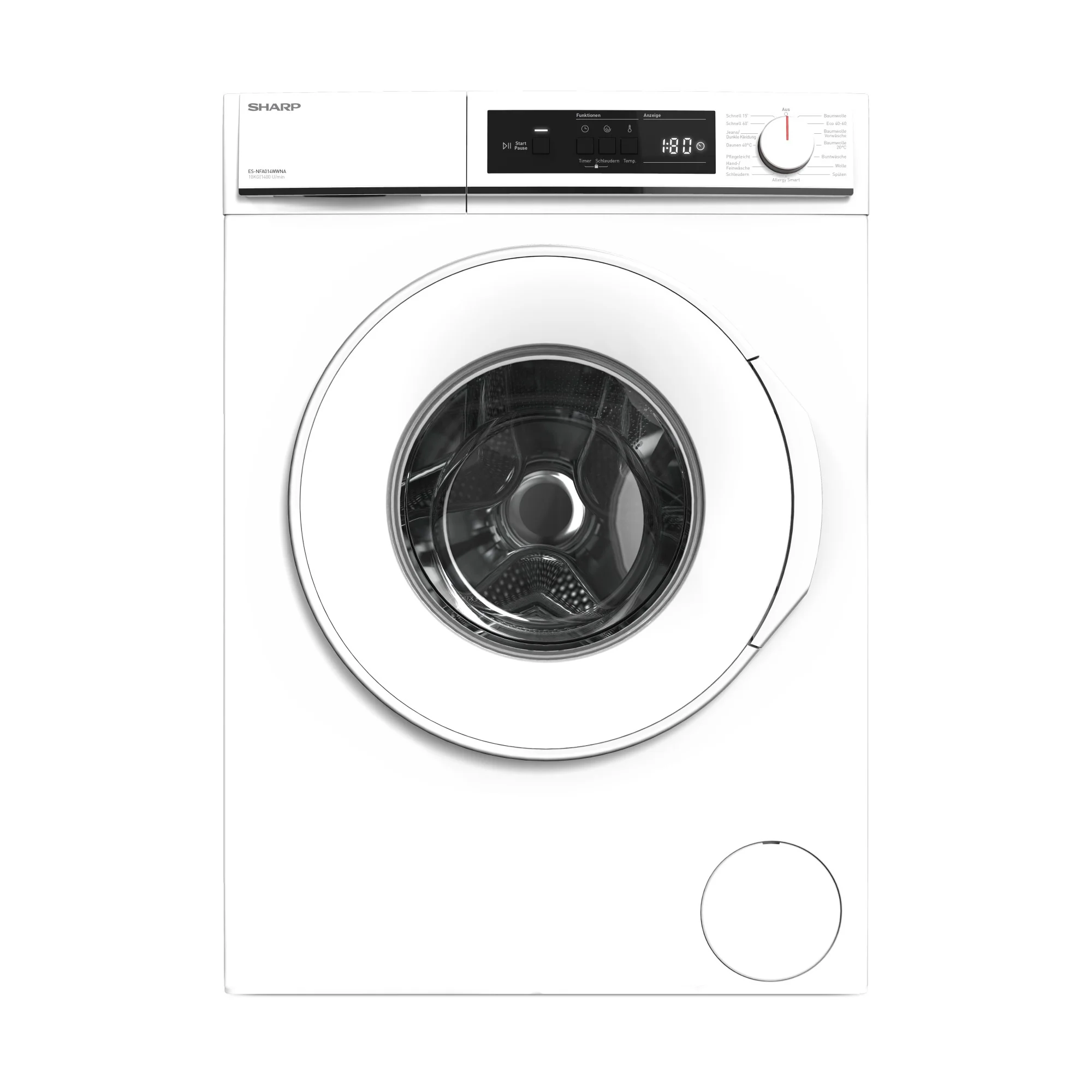 Sharp Waschmaschine 10kg ES-NFA014WWNA-CH