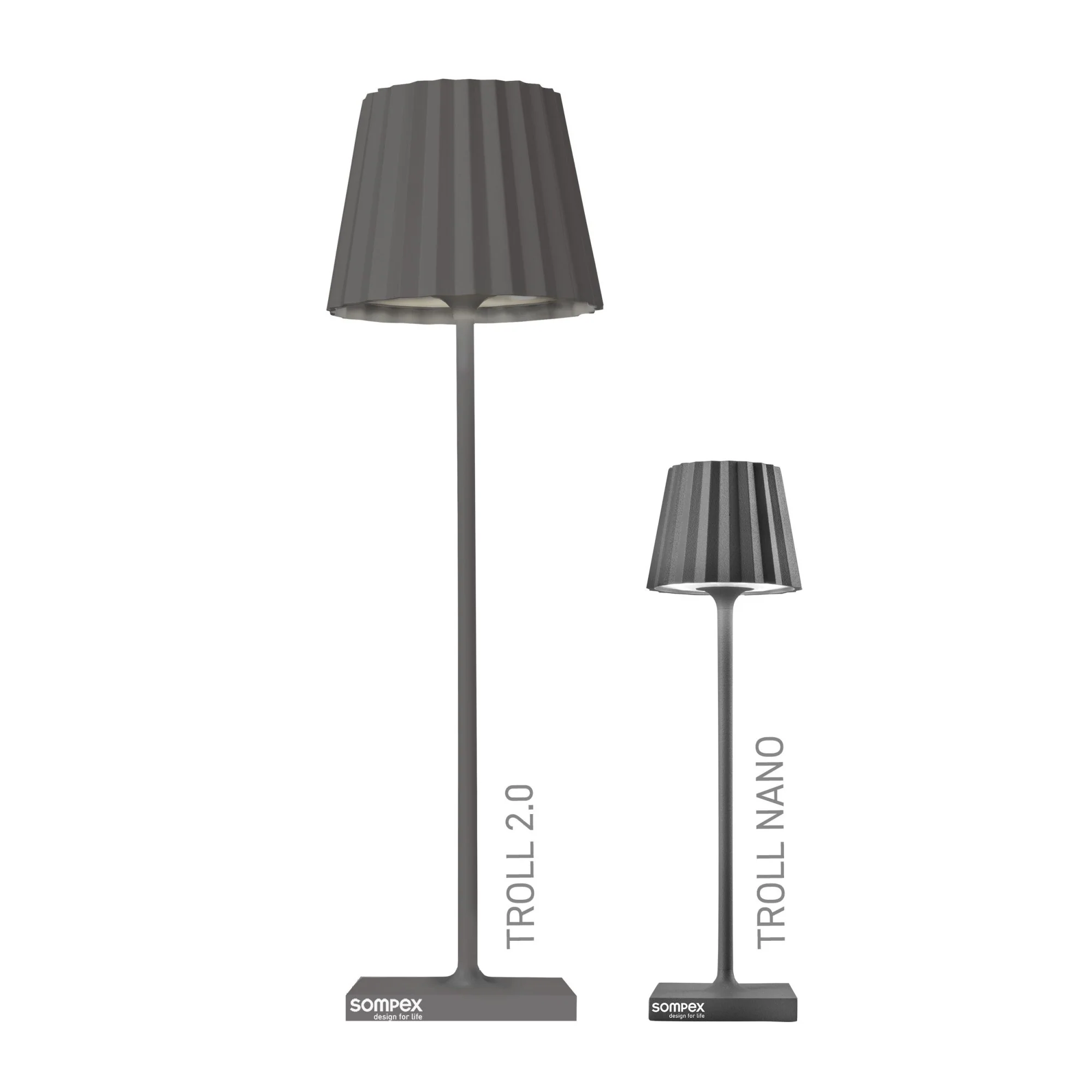 Sompex Tischlampe Troll nano anthrazit, 21cm - Image 4
