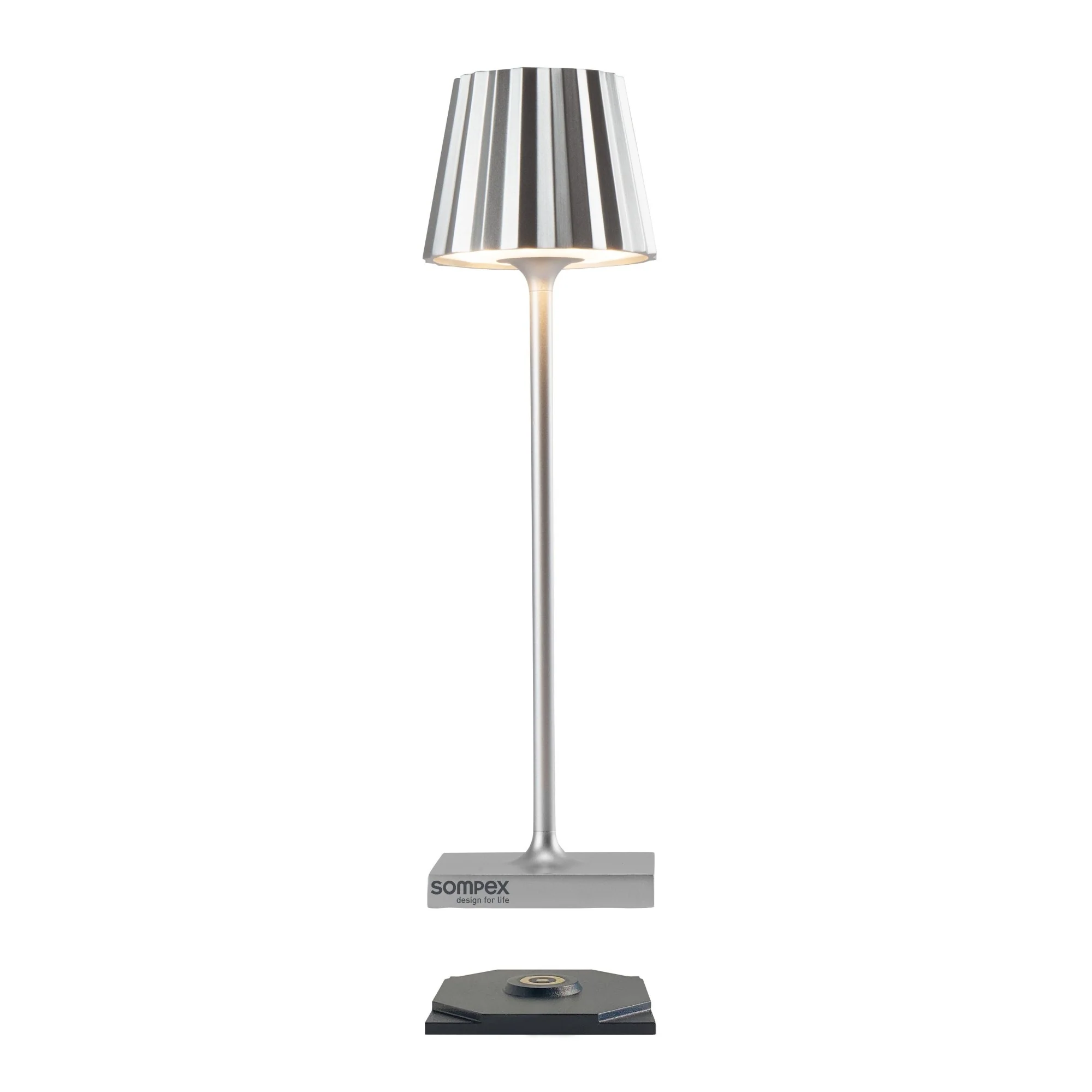 Sompex Tischlampe Troll nano silber, 21cm - Image 3