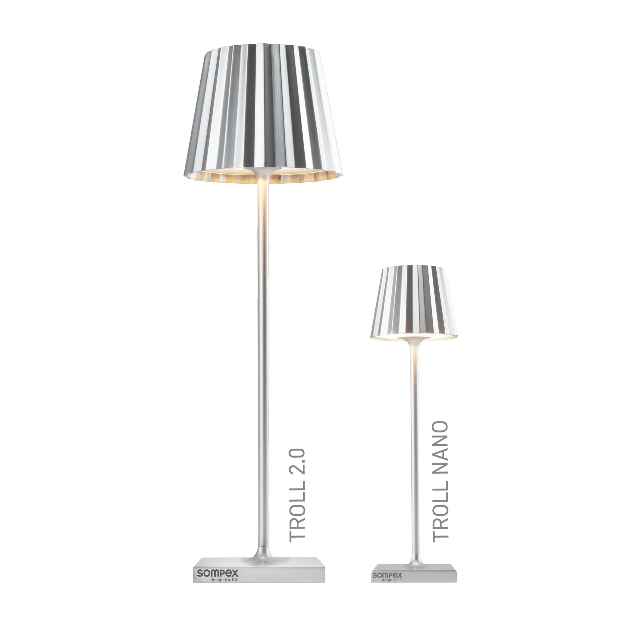 Sompex Tischlampe Troll nano silber, 21cm - Image 4