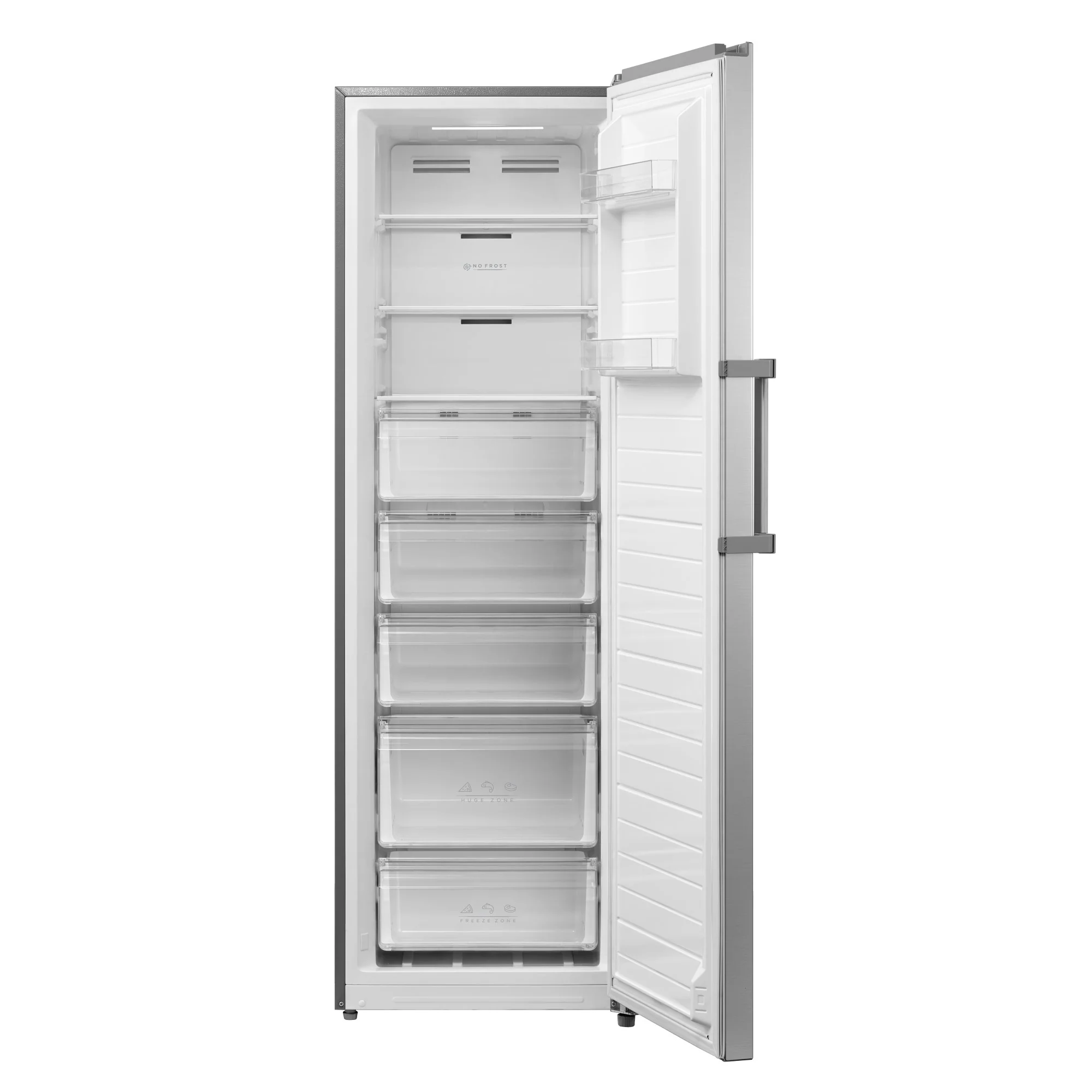 SPC Gefrierschrank H-GS3474-2, INOX, 272 L, C-Klasse, NoFrost - Image 2