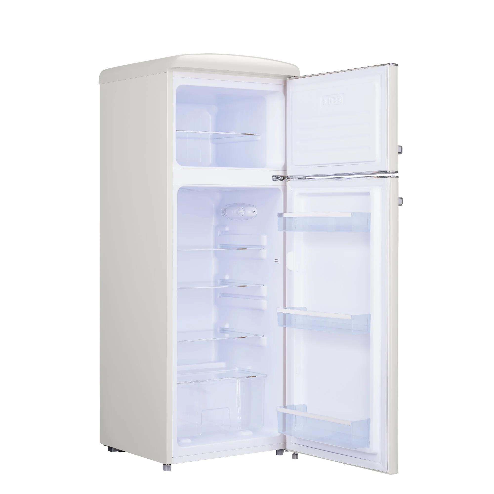 SPC Kühl- / Gefrierkombination Retro KS3777-3, creme, 206 L - Image 3