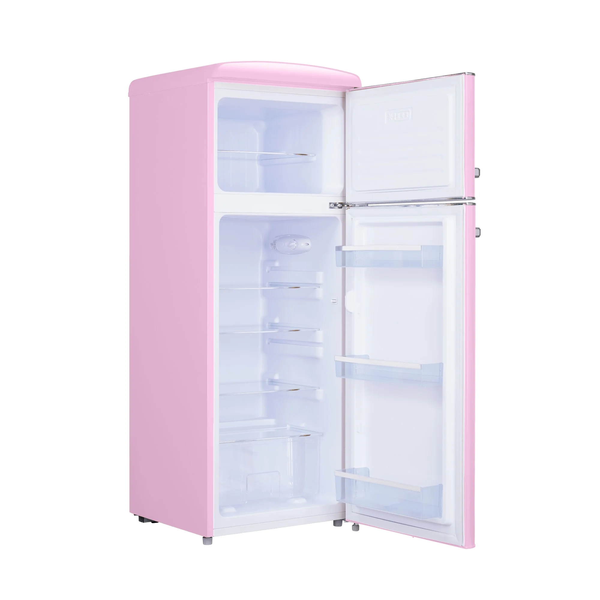 SPC Kühl- / Gefrierkombination Retro KS3777-6, pink, 206 L - Image 3