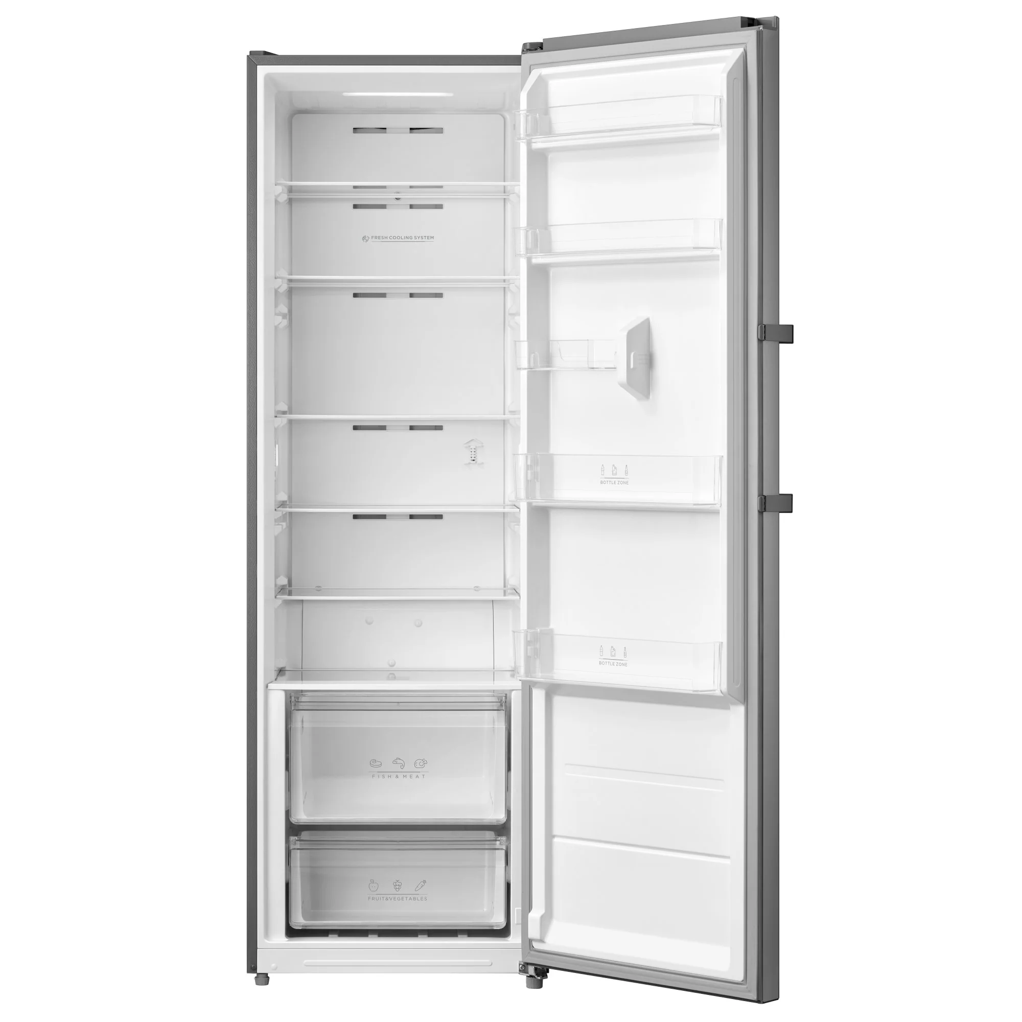 SPC Kühlschrank H-KS3498-2, INOX, 362 L, C-Klasse - Image 2