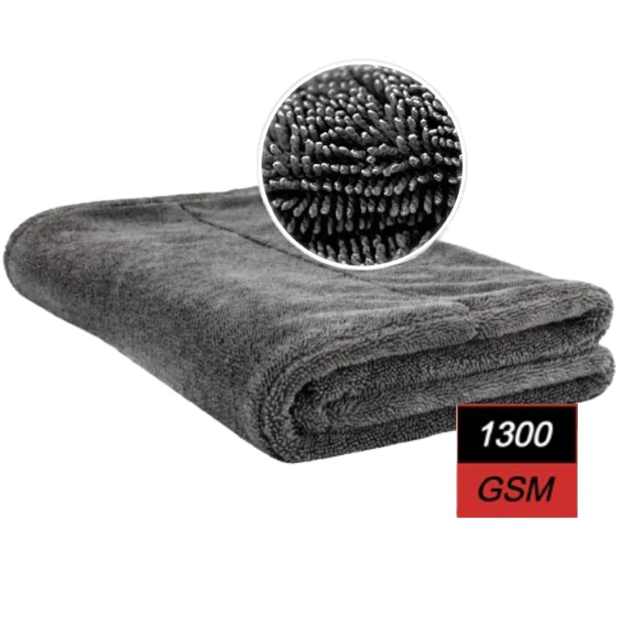 SPC Tuch Mikrofaser 60 x 90cm 1300 GSM 90° waschbar/profiqualität, grau