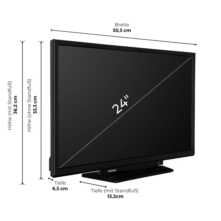 Toshiba TV 24 Zoll, HD Ready, 24WV3E63DA - Image 2