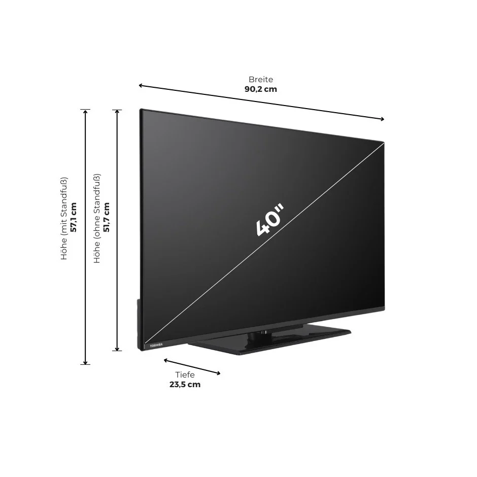 Toshiba TV 40 Zoll, Full HD, 40LV3F63DA - Image 2