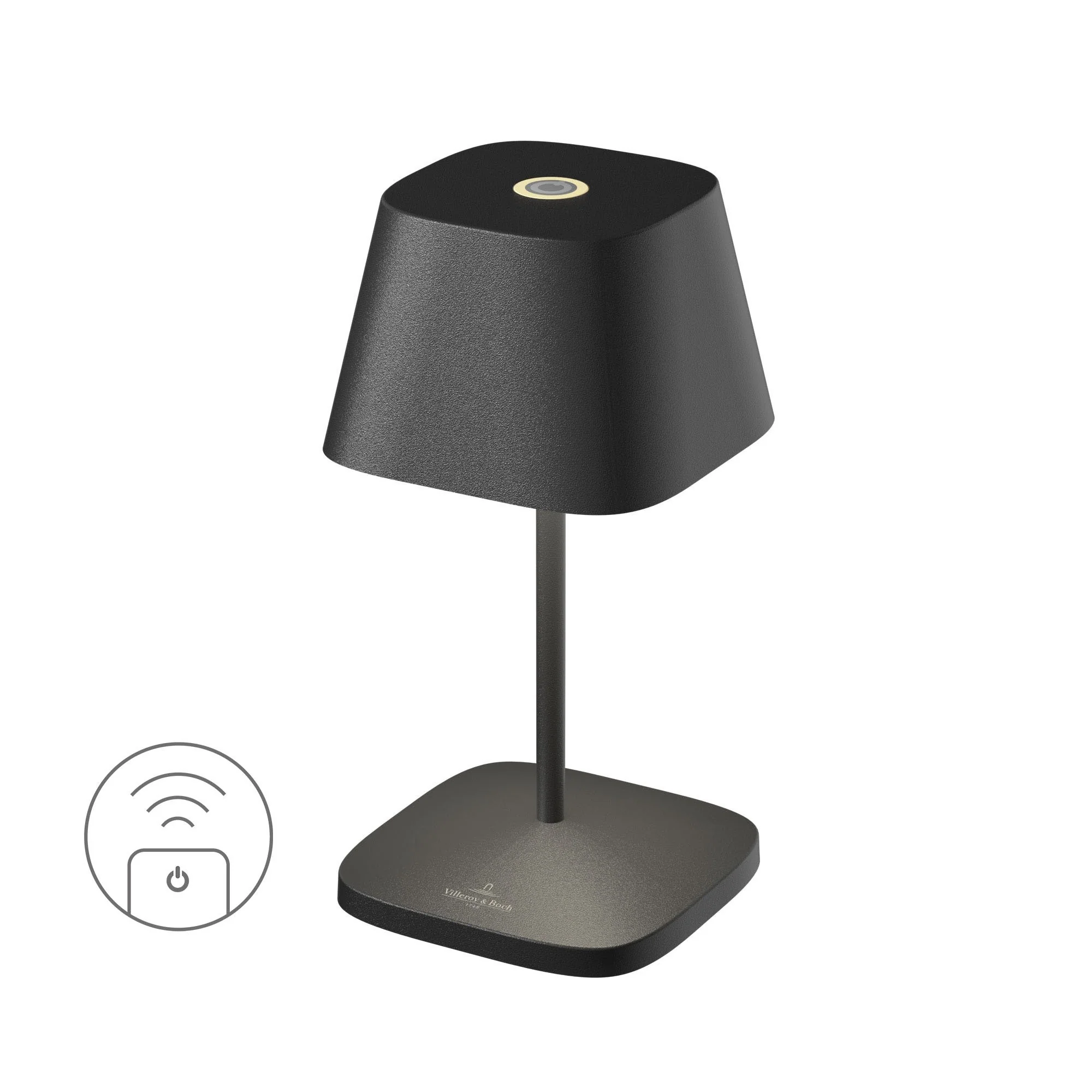 VilleroyBoch Tischleuchte NEAPEL RC, Akku Indoor und Outdoor, dimmbar, fernbedienbar, 2 Lichtfarben, inklusive Ladestation - Image 2