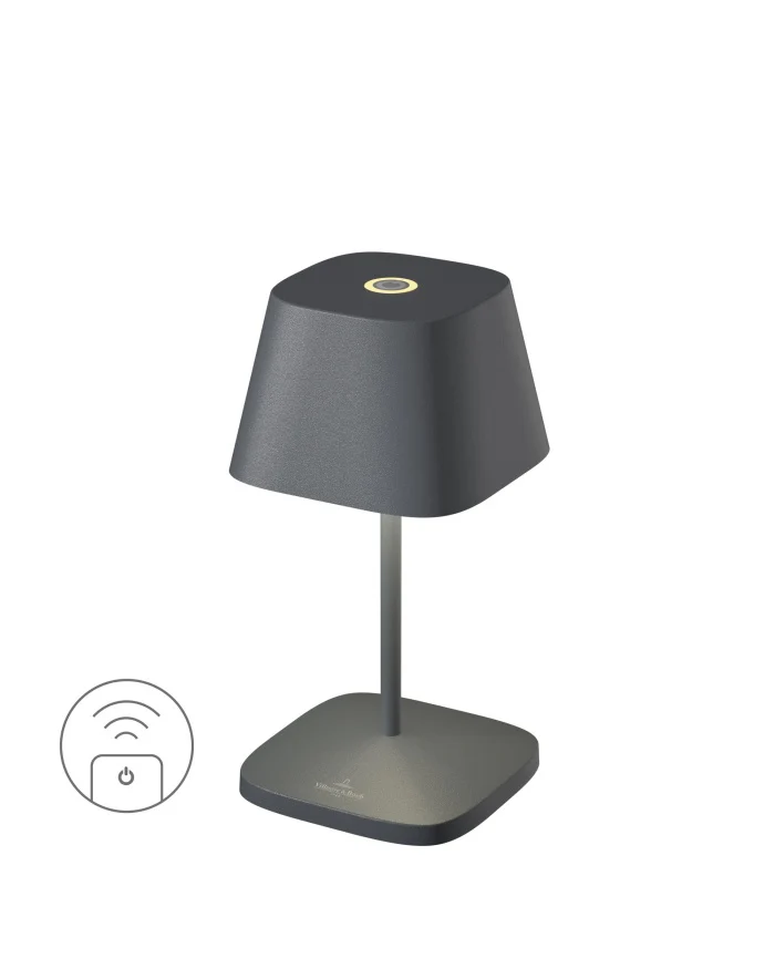 VilleroyBoch Tischleuchte NEAPEL RC, Anthrazit