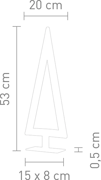 VilleroyBoch Weihnachtsbeleuchtung LED Tanne WIEN 53cm - Image 3