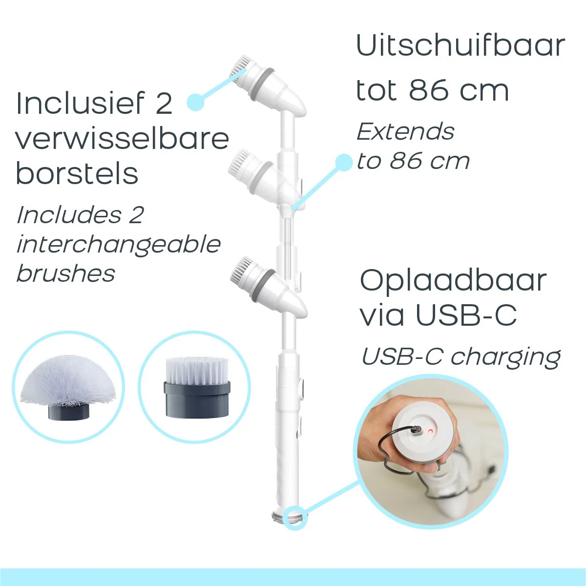 Voom Reinigungsbürste Spin Scrubber - Image 4