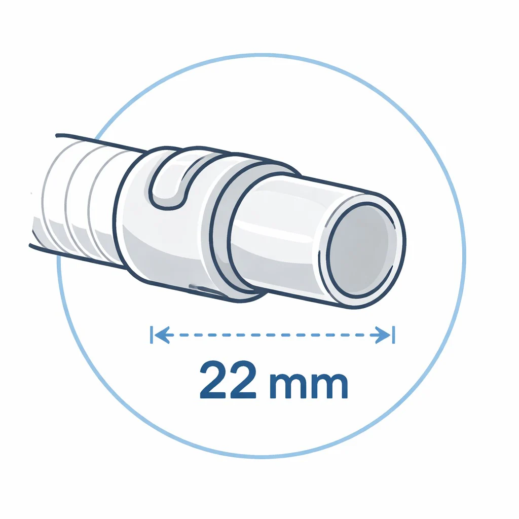 Yuwell Zubehör Maske YP-01 S,M,L für YH-450, YH-680, YH-830 Universalmaske 22mm - Image 2